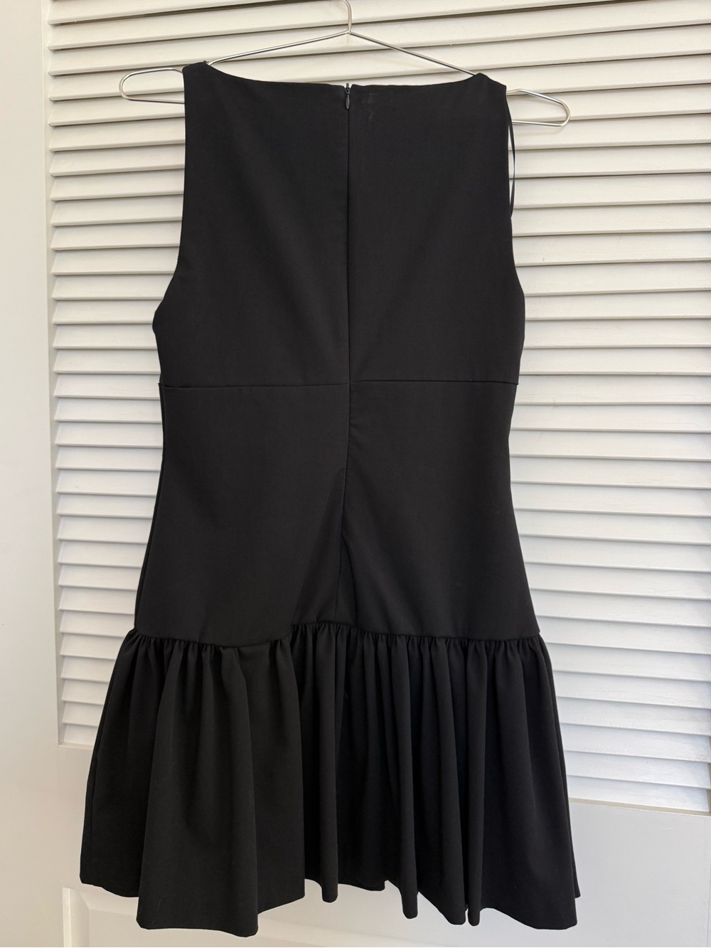 Zara Black Sleeveless Mini Dress with Bows — Size M - Picture 4 of 9